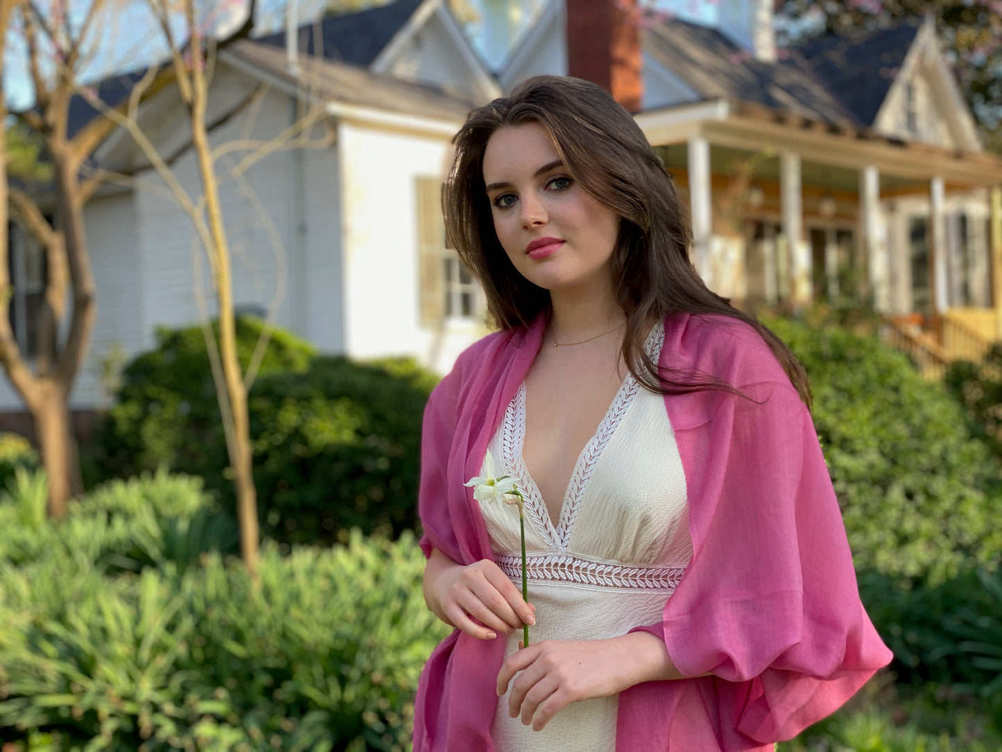 Hand loomed Merino Wool Shawl