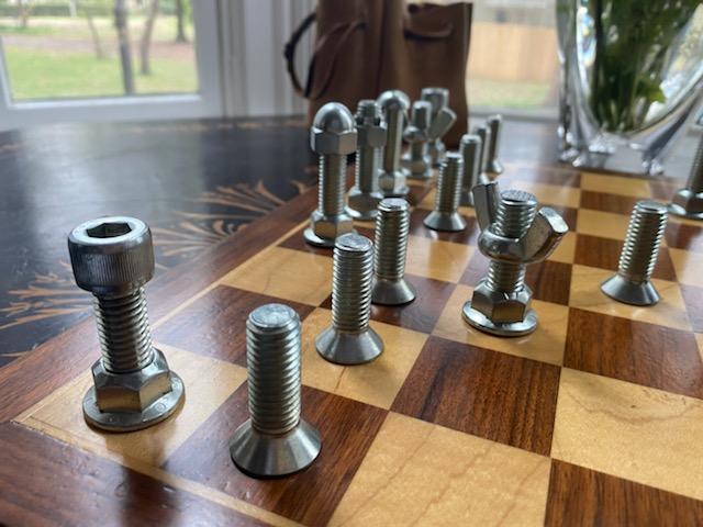 Nuts and Bolts Chess Set