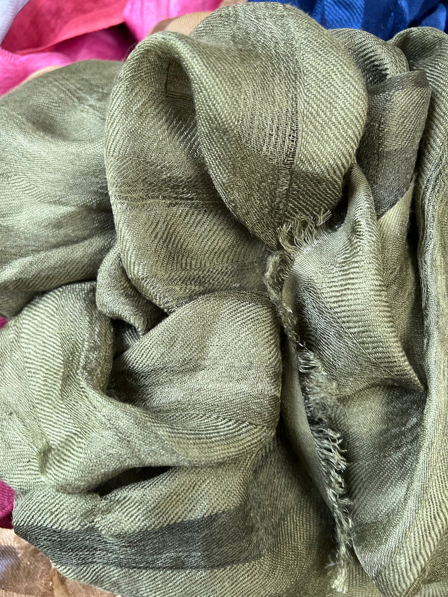 Classic Hand loomed Ribbon Silk Scarf-Wrap