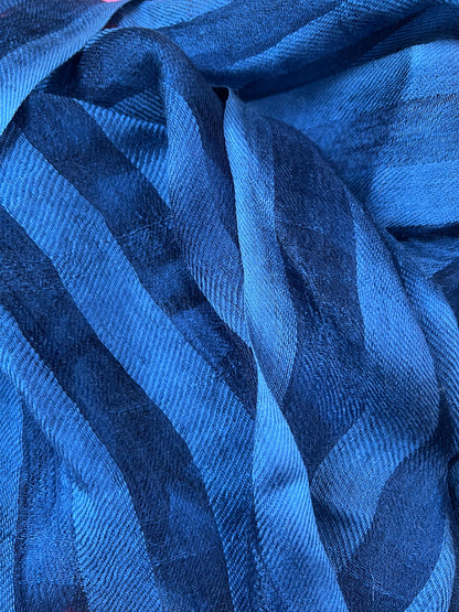 Classic Hand loomed Ribbon Silk Scarf-Wrap