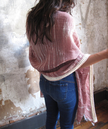 Hands Spun Cotton & Silk Kimono