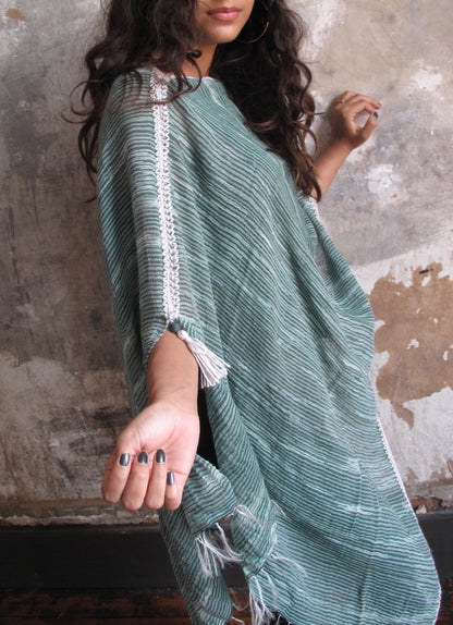 Hands Spun Cotton & Silk Kimono
