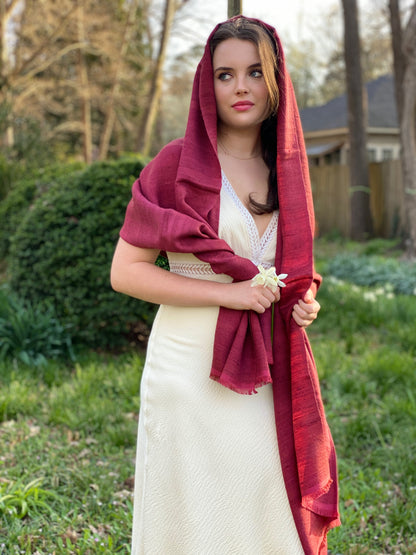 Hand Loomed Wild Silk Shawl